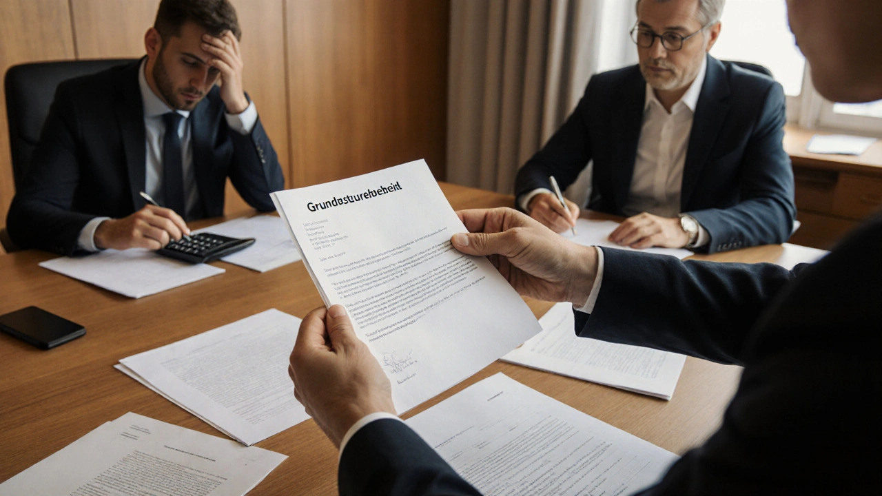 Grunderwerbsteuer beim Immobilienverkauf: Wer zahlt wirklich und wann muss das Geld da sein?