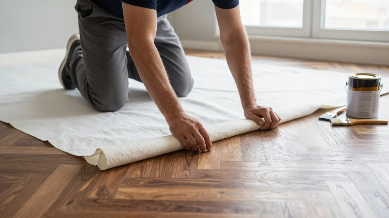 Abdeckfolie und Schutzvorrichtungen: So schützen Sie Möbel und Böden richtig bei Renovierungsarbeiten