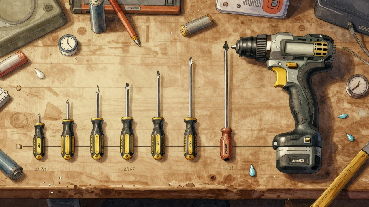 Zeitlinie, die die Haltbarkeit von billigen versus professionellen Werkzeugen über zehn Jahre zeigt.