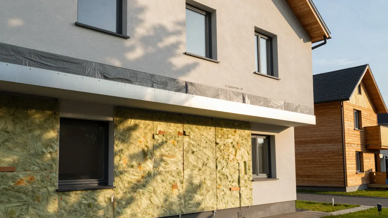 Brandschutz an der Fassade: Materialien und Abstände - Was Sie 2026 wissen müssen