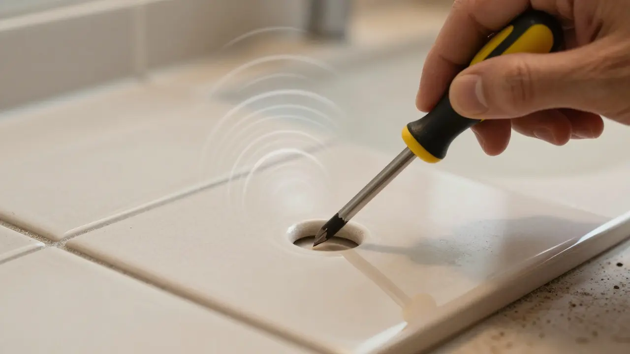 Hohl klingende Fliesen: So prüfen, reparieren und verfugen Sie richtig