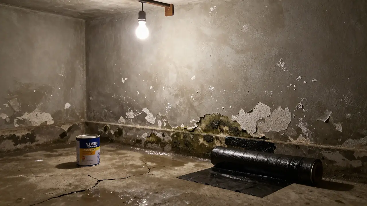 Falsche Materialwahl im Keller: Wie Feuchtigkeitsprobleme wirklich gelöst werden