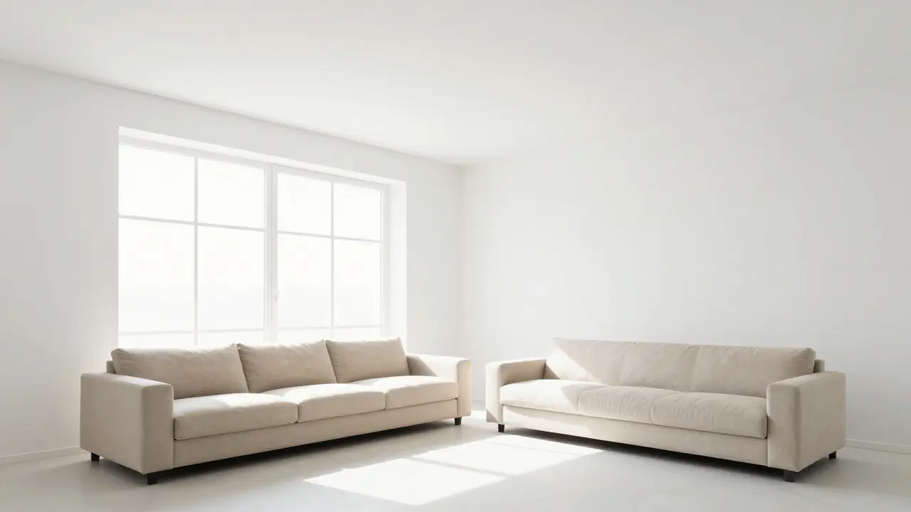 Wohnzimmer in Weiß und Beige: So gestalten Sie eine helle und ruhige Atmosphäre