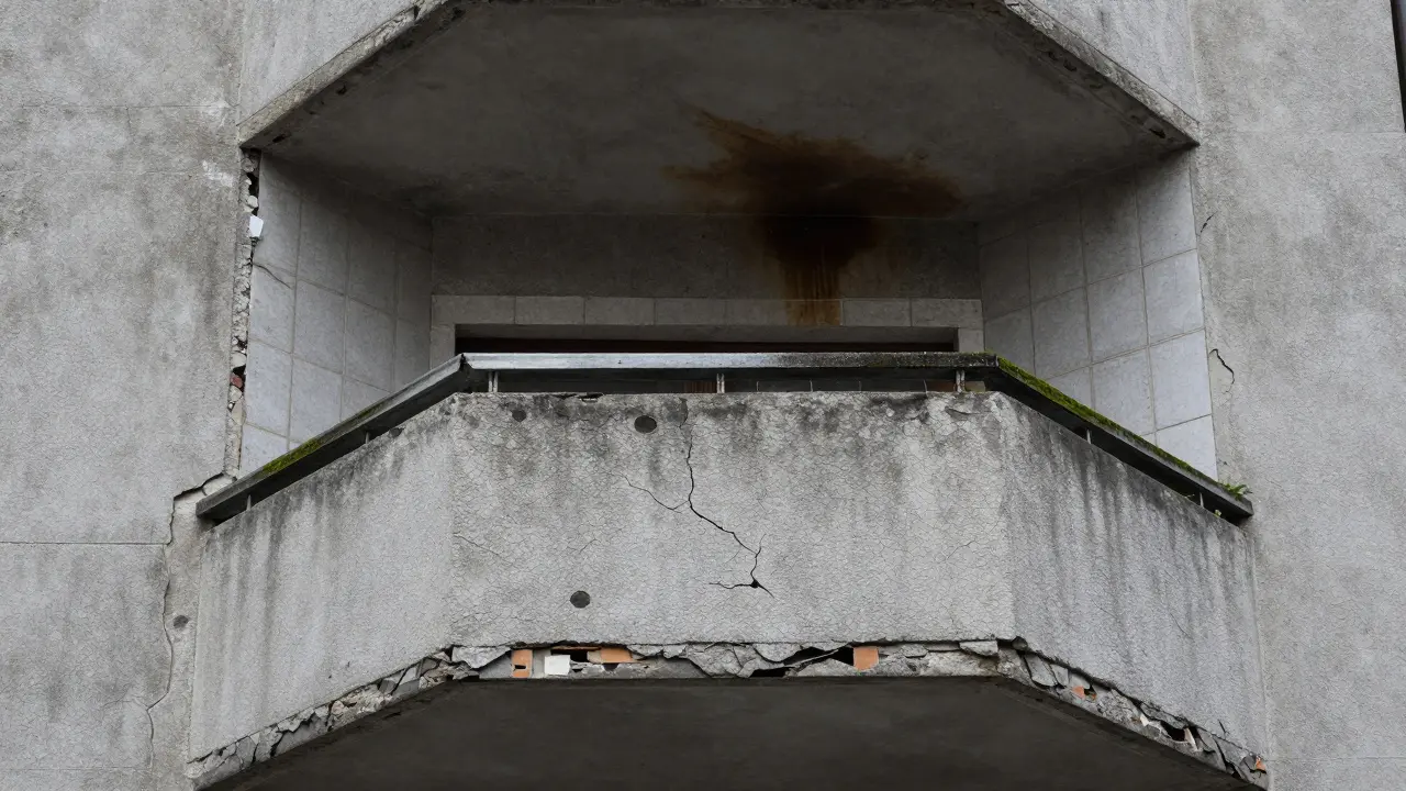 Balkone sanieren: Betonschäden an der Fassade richtig beheben