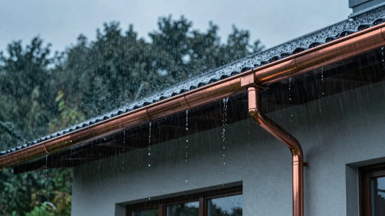 Dachentwässerung: Regenrinnen und Fallrohre am Haus richtig planen und montieren