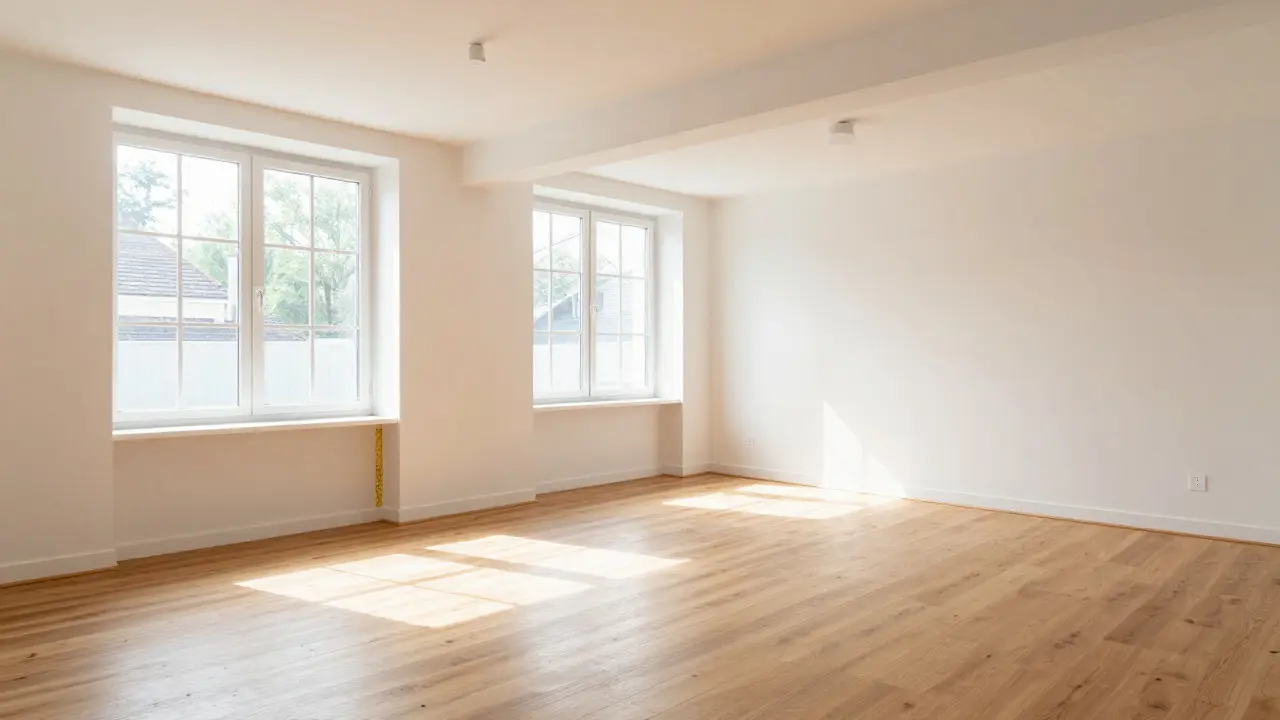 Modern renovierter, trockener und heller Kellerraum als Wohnfläche