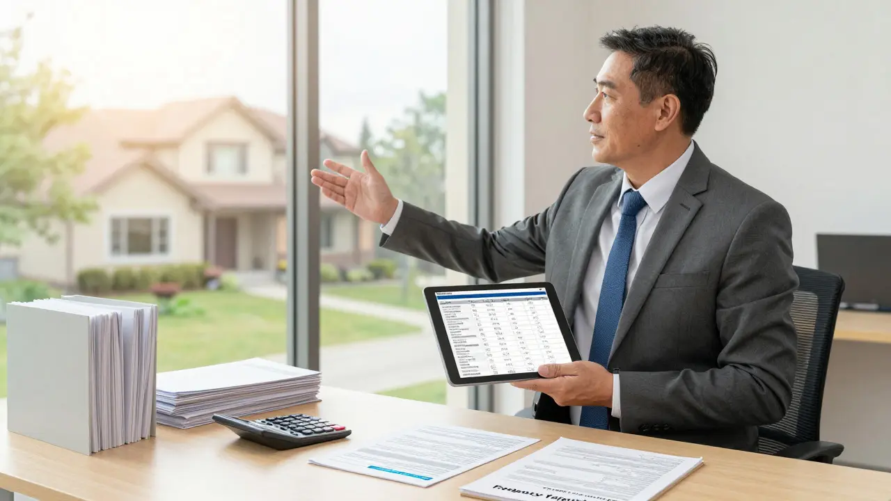 Professioneller Nachlassverwalter bei der Immobilienbewertung